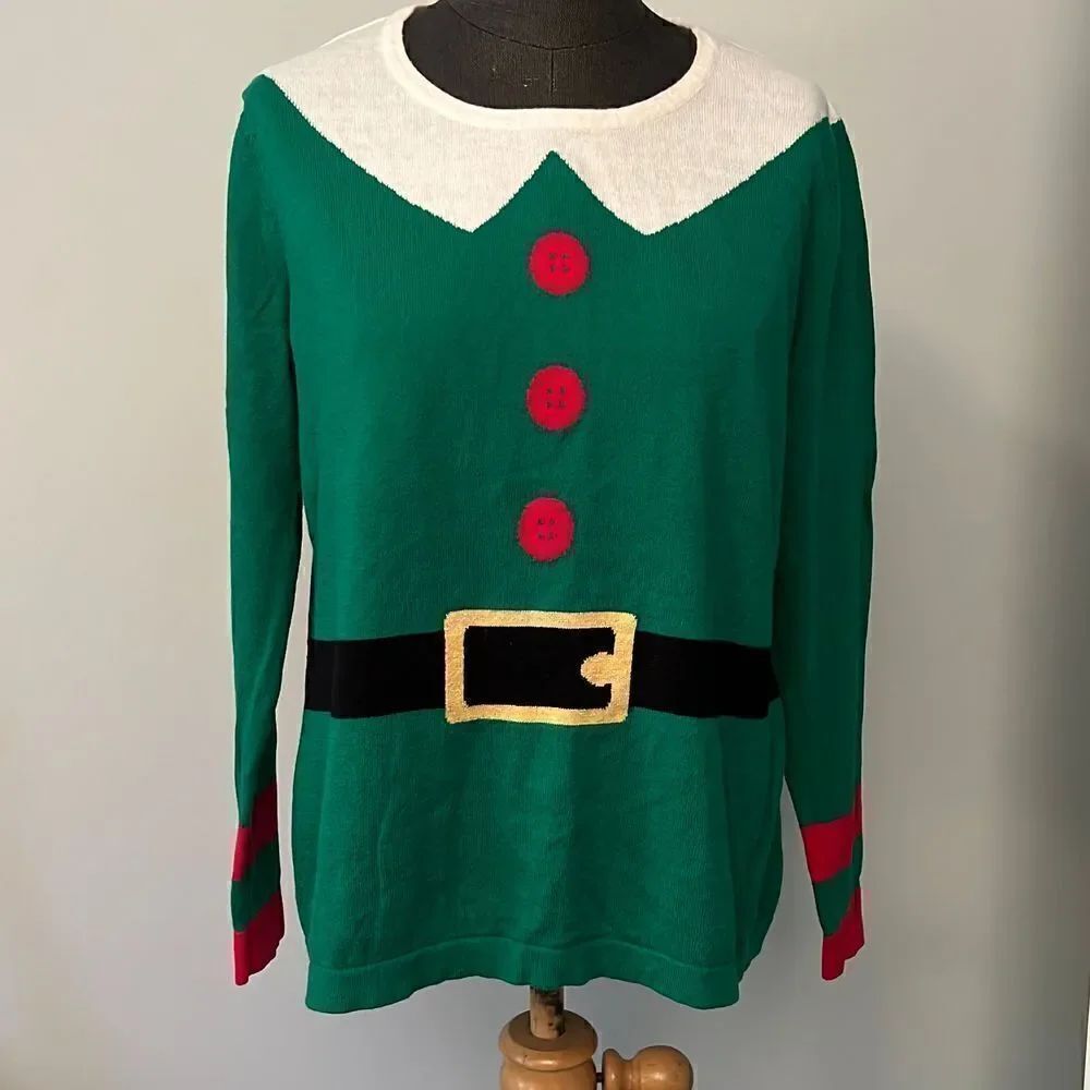 Elf Holiday Sweater - Picture 2 of 6